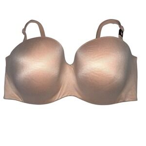 Victoria's Secret Body By Victoria Nude 38DD Lightly Lined Strapless Bra NEW